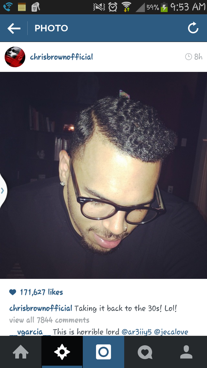 Dope or Na?!? Chris Brown New Hair Style-Poll