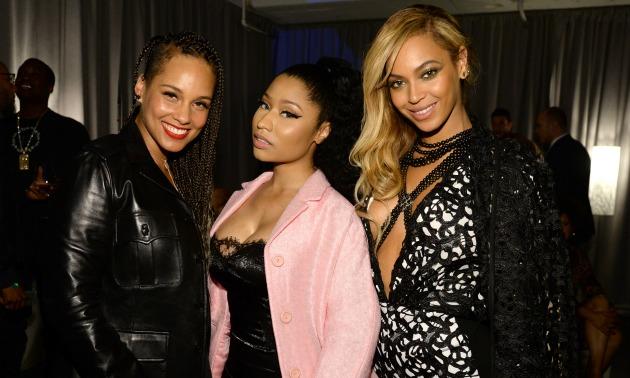 Alicia Keys, Nicki Minaj & Beyonce