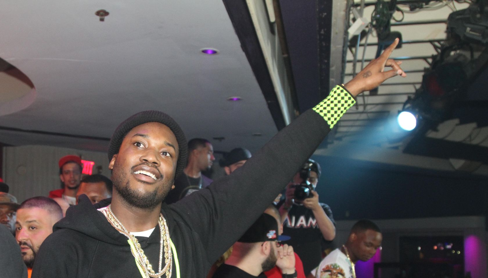 DJ Khaled & Meek Mill Perform At Cafe Iguana