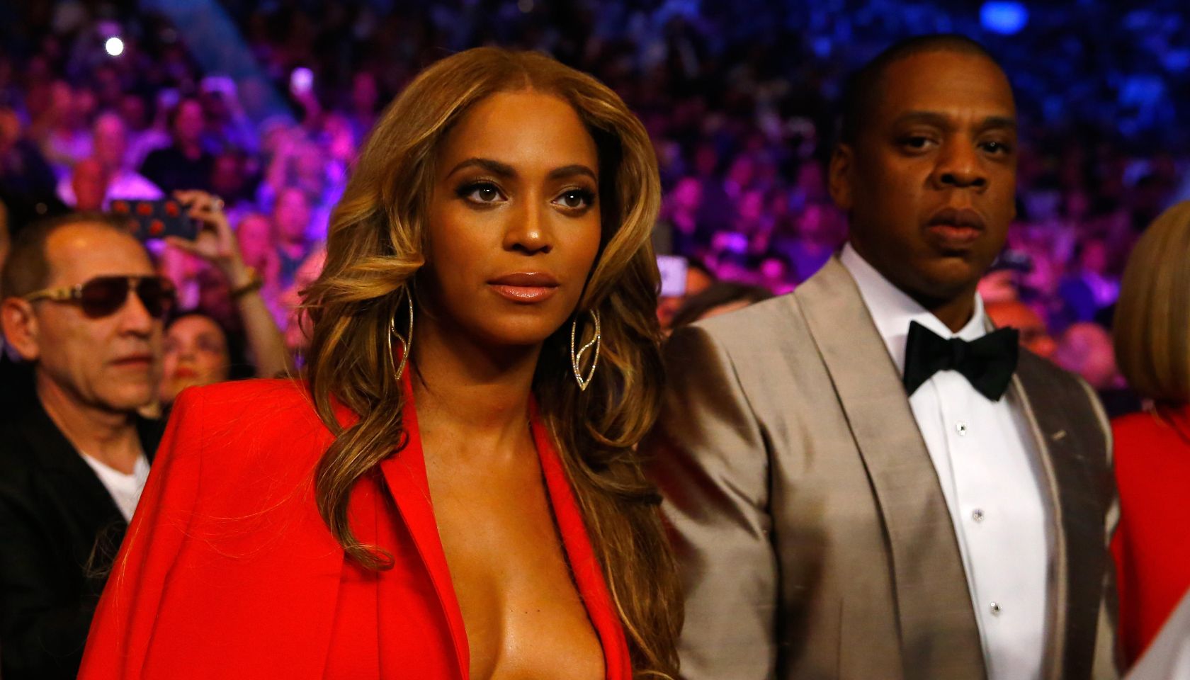 Beyonce and Jay Z at Mayweather, Pac Fight