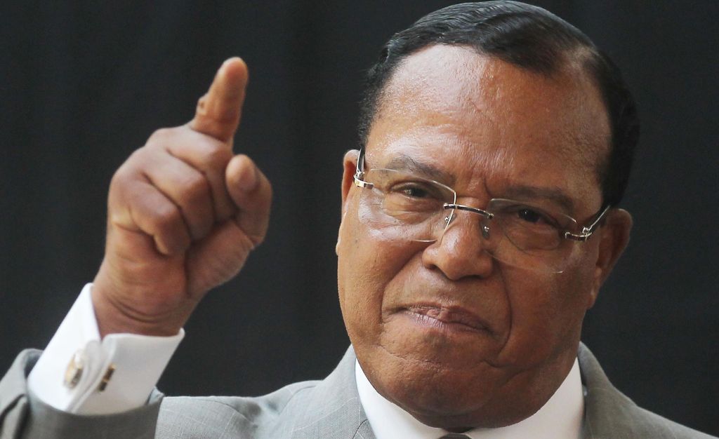 Louis Farrakhan And Ramsey Clark Hold News Conference To Criticize NATO's Involvement In Libya