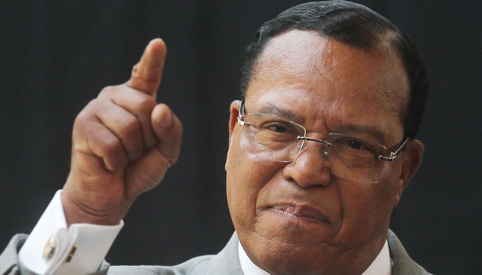 Louis Farrakhan And Ramsey Clark Hold News Conference To Criticize NATO's Involvement In Libya