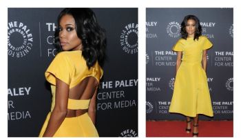 Gabrielle Union Yellow Gown