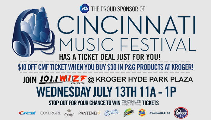 Get $10 Off Your Cincinnati Music Festival Ticket at Kroger! | 101.1