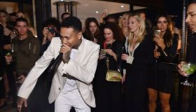 Tyga surprised Balmain's creative director, Olivier Rousteing, with a live performance at his 30th birthday celebration