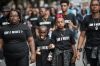 Protesters Demonstrate Against Police Shooting During Panthers Football Game In Charlotte