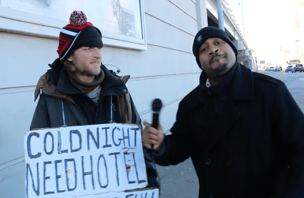 Panhandling Goes Digital In Detroit: First Homeless Man To Accept Credit Card Donations [VIDEO]