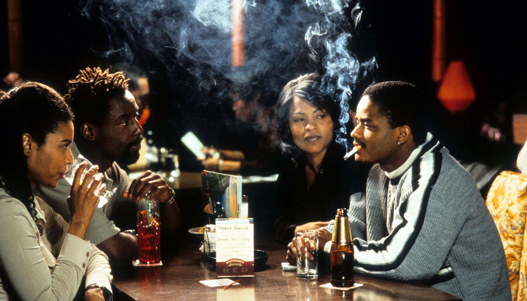 Nia Long And Larenz Tate In 'Love Jones'