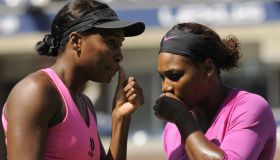 Serena Williams and Venus Williams of t