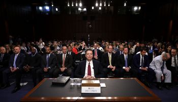 James Comey Testifies At Senate Hearing On Russian Interference In US Election