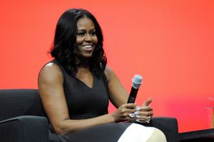 Michelle Obama Makes First Public Appearance After Inauguration At Orlando Conf.