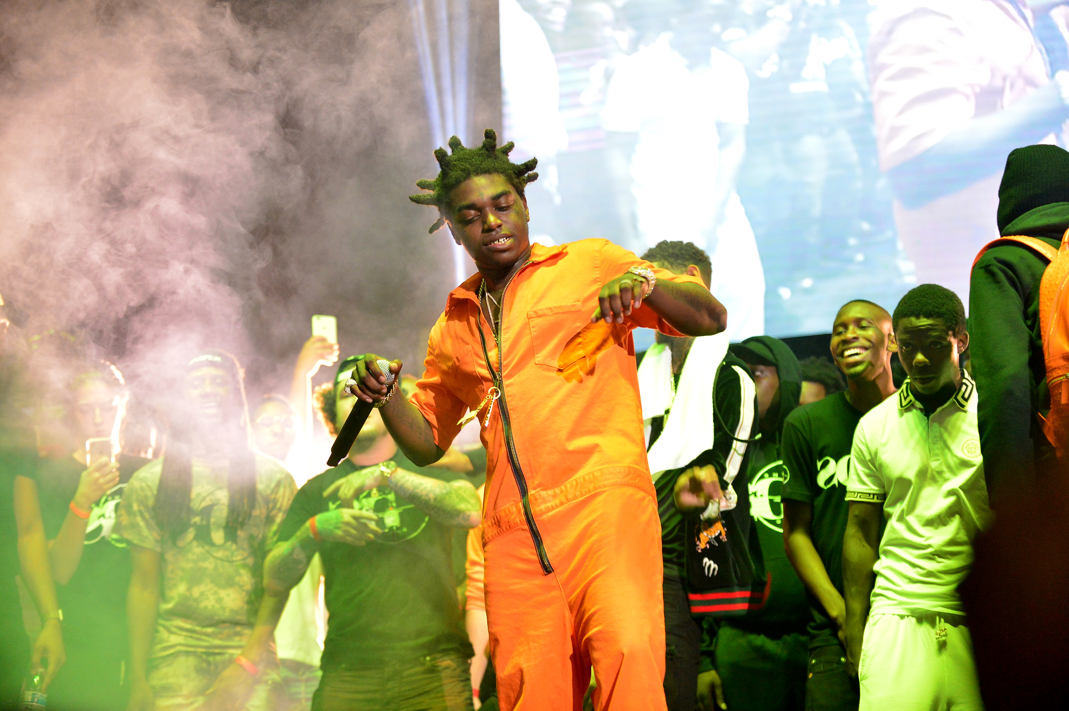 Kodak Black during Homecoming Concert