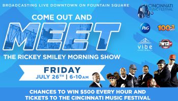 Rickey Smiley Morning Show Live Broadcast from From the Cincinnati Music Festival
