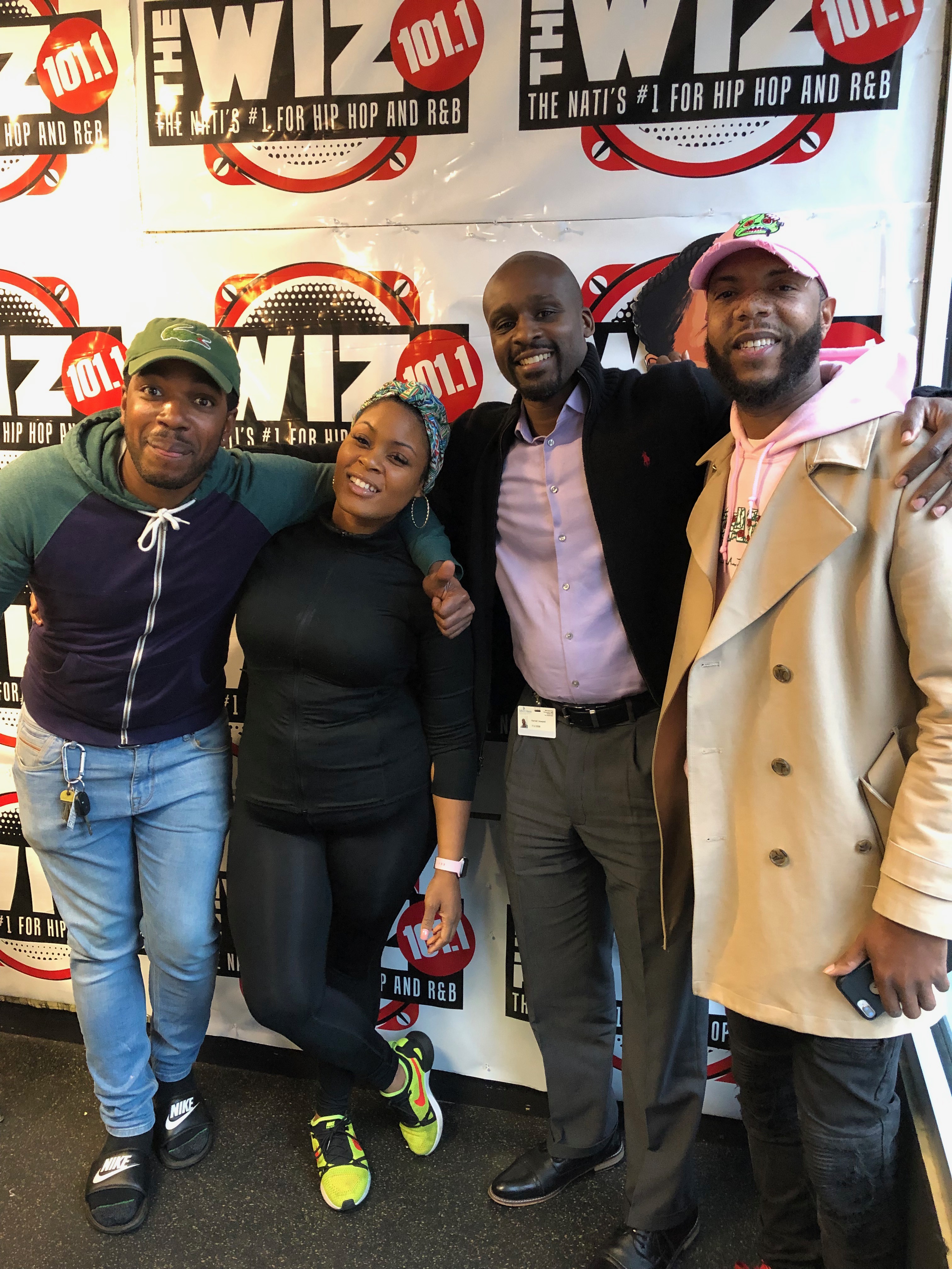 Tropikana, Steff Skeemz and DJ J Dough with Harold Howard from the Talbert House