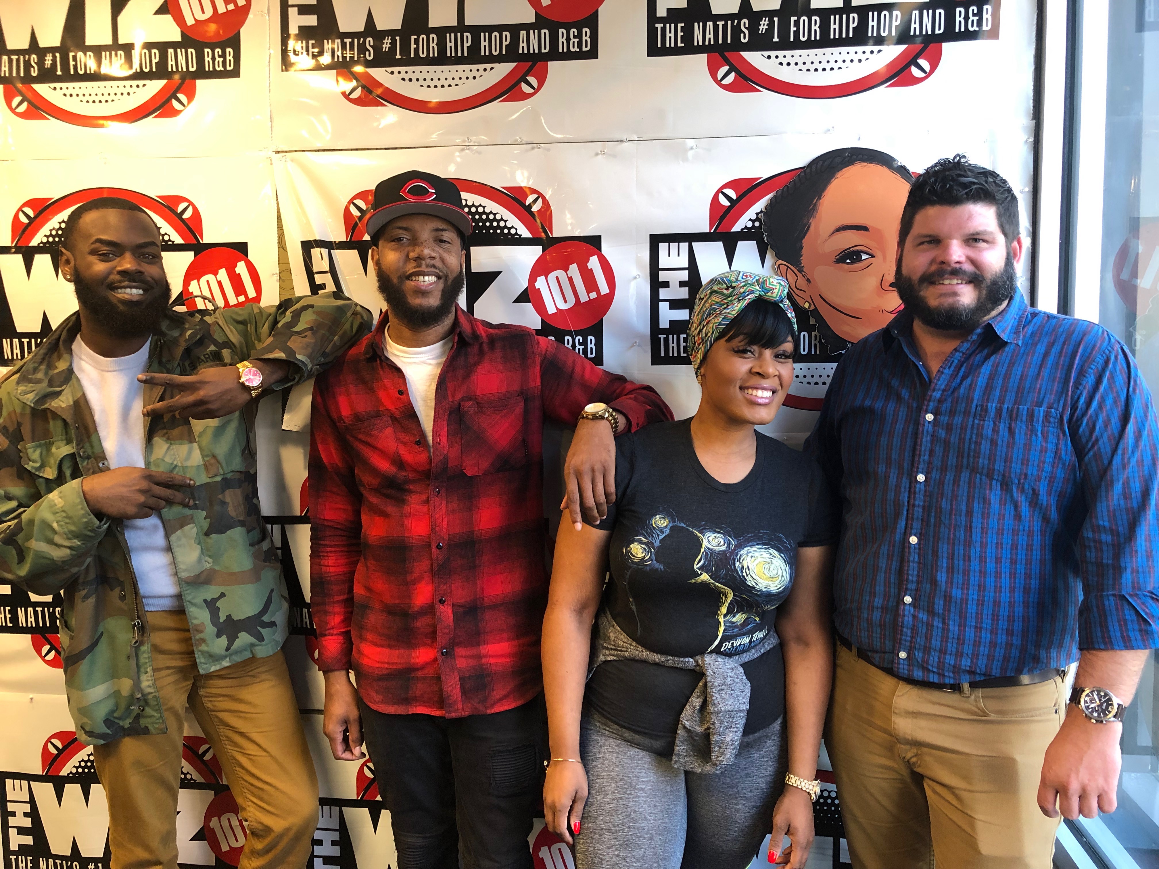 Tropikana and DJ J Dough with Adam and Ta'Von from Caracole