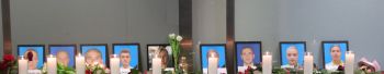 Mourners pay tribute to victims of UIA plane crash in Iran at Boryspil International Airport