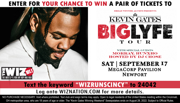 Kevin Gates Text to Win WIZF