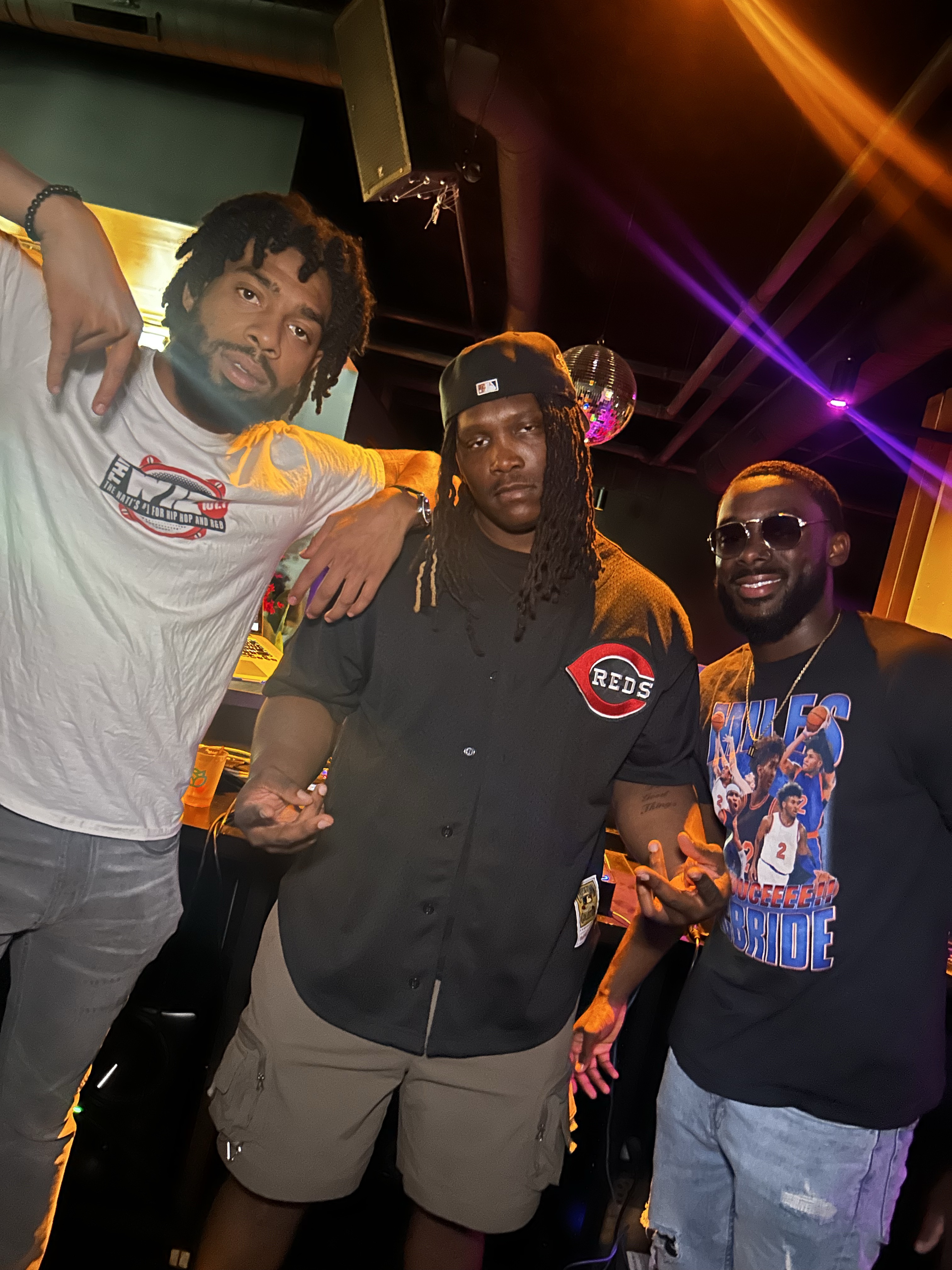DJ EZ, Rapper - E the Profit, and the Reggie - Owner of CTRL RNB