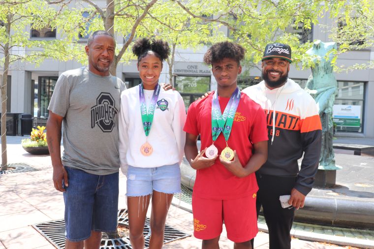 Ohio Heat Athletes Abrianna Bouldin & Conner Sherman