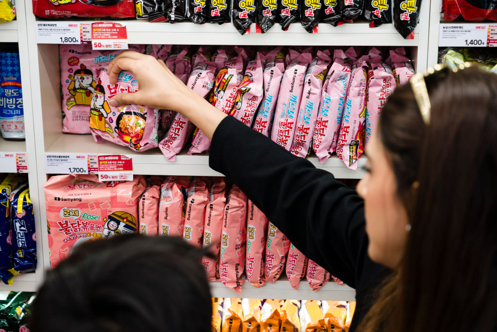 South Korea Buldak Instant Ramen Spicy TikTok Trend