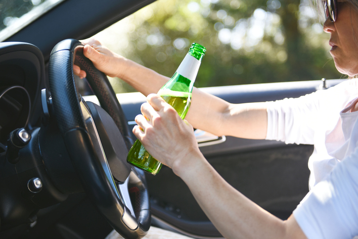 Right hand drink and driving.