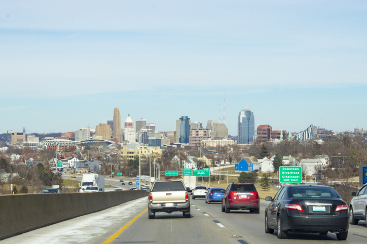 Down the road to Cincinnati, Ohio