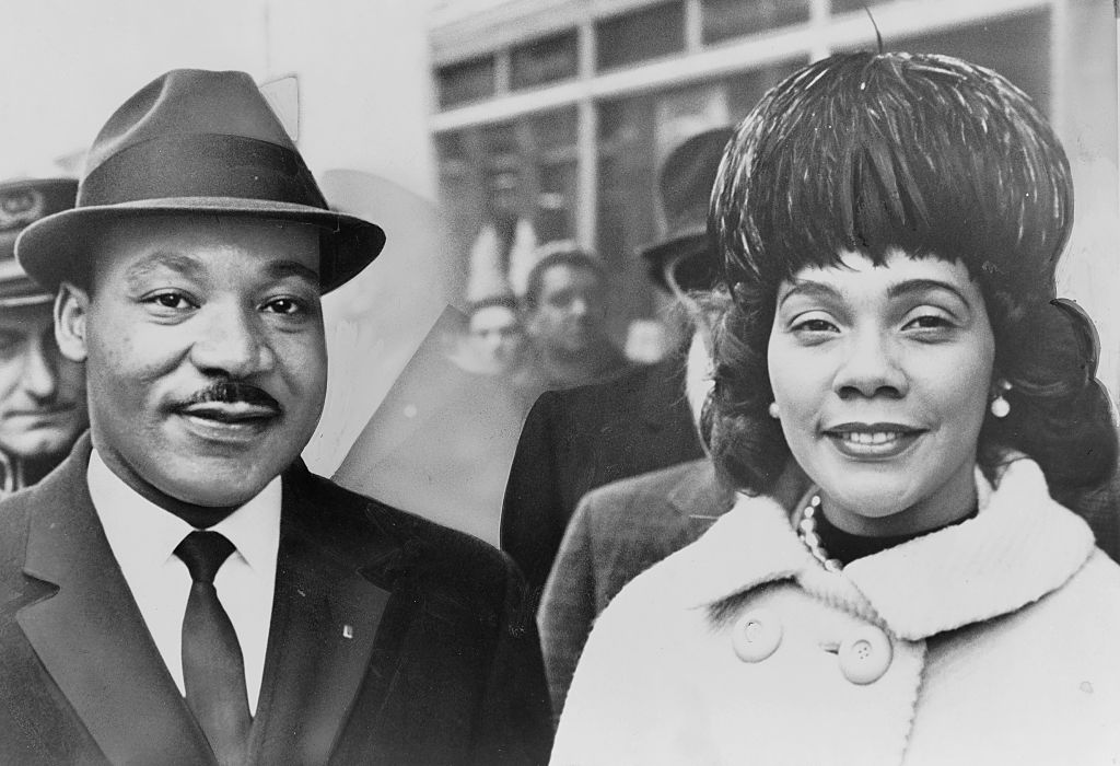 Martin Luther King, Jr And Wife Coretta Scott King