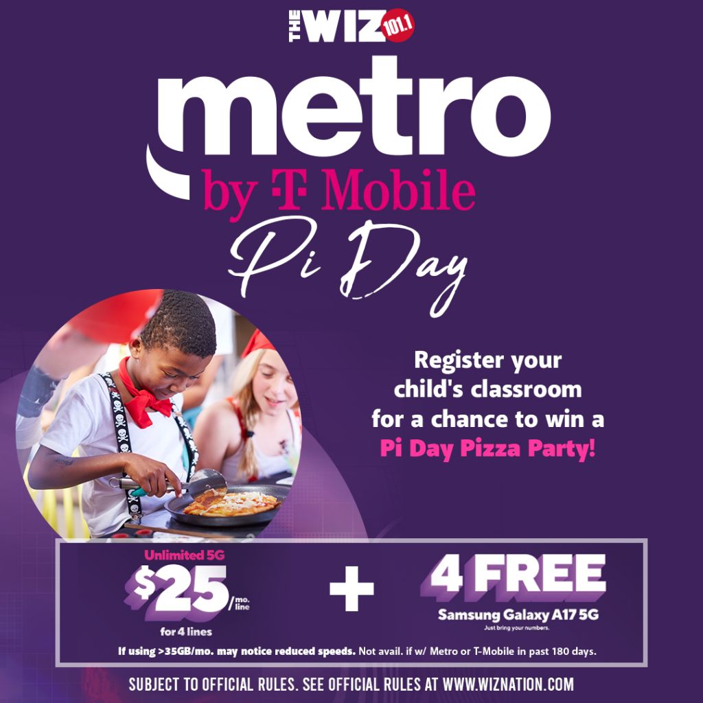 Metro by T-Mobile Pi Day WIZF-FM