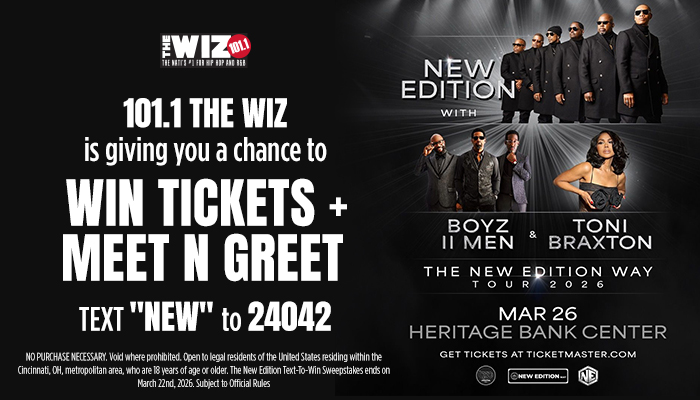New Edition Register to Win Cincinnati