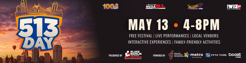 2026 513 Day Festival Graphic Radio One Cincinnati