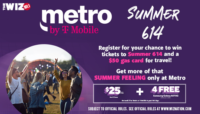 Metro by T-Mobile Summer 614 WIZF 700x400