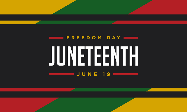 Juneteenth Freedom Day Background Design.