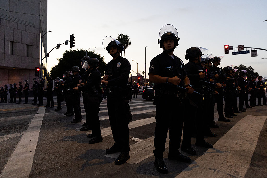 Anti-ICE Demonstrators Clash With Police In Los Angeles